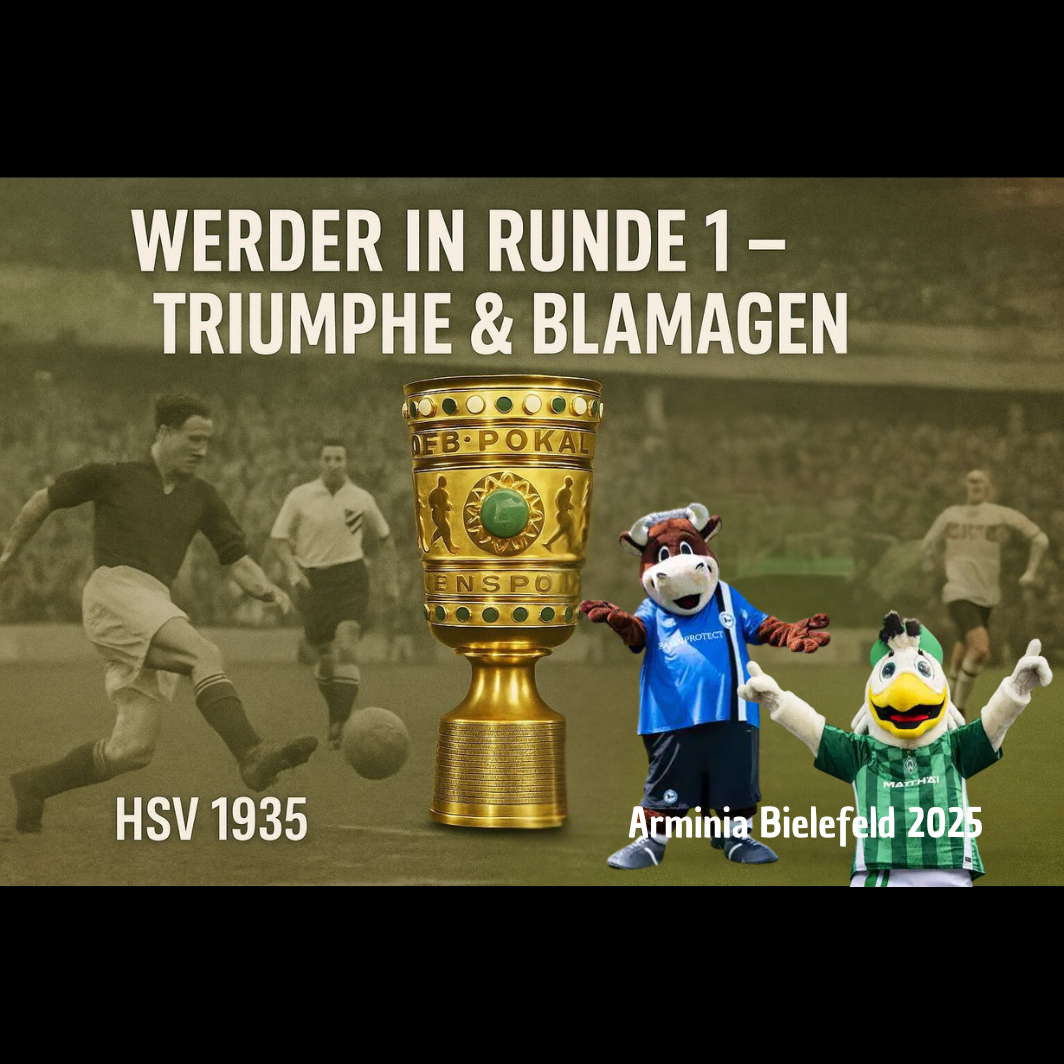 Mehr über den Artikel erfahren Als der Pokal noch Tschammer hieß – Werders erste Runden im Wandel der Zeit“